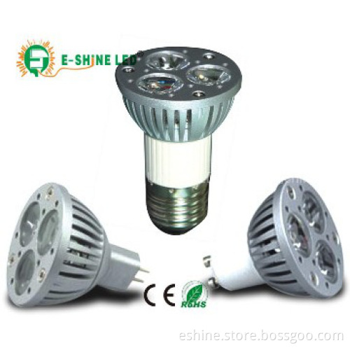 3W LED Spot light/high quality /low price/mr16/e14/gu10